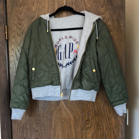 Reversible GAP Zip-up Jacket - Picture 1 of 4